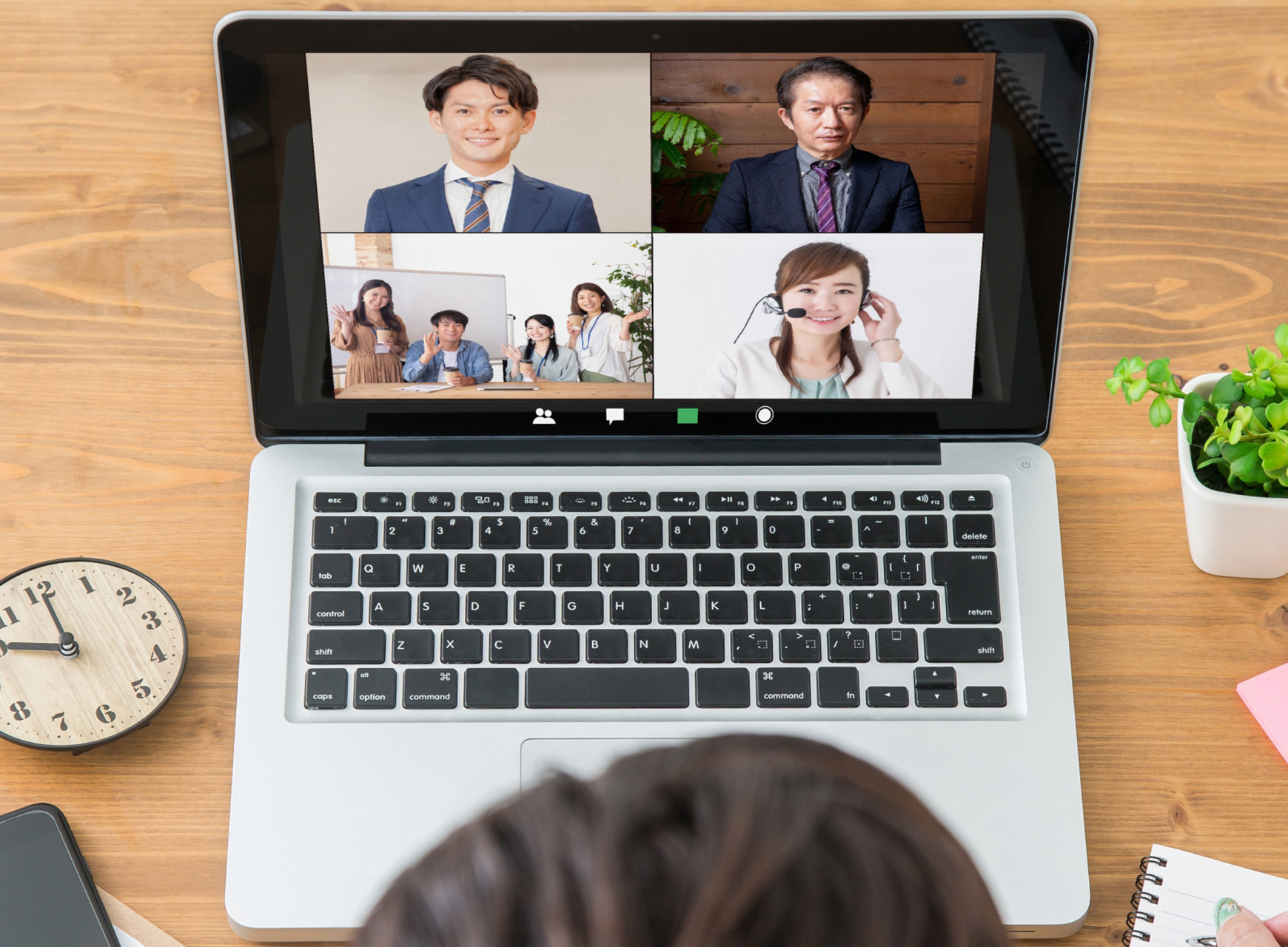 遠方でも安心して相談できるオンライン打ち合わせに対応